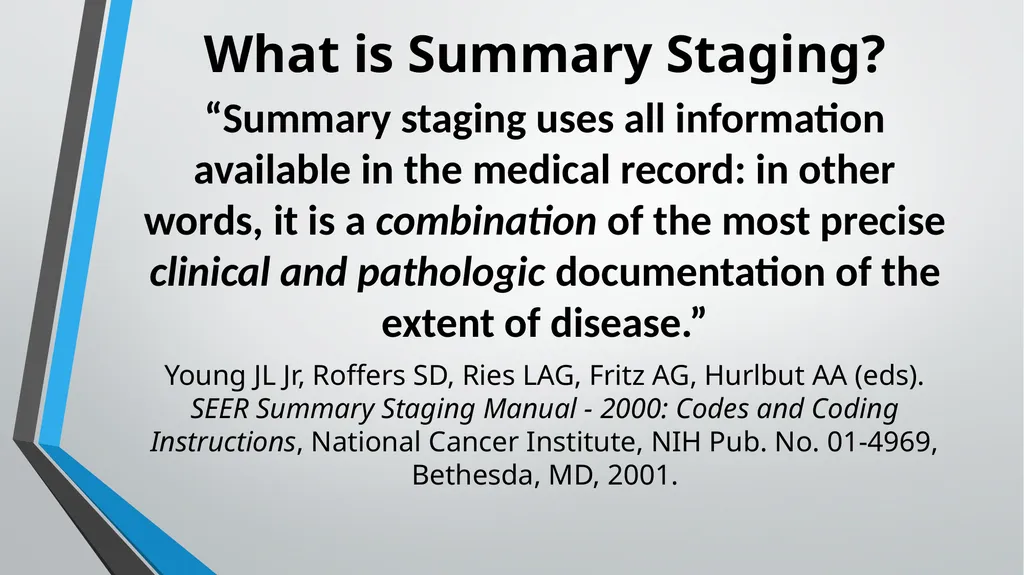 Directly Coded Summary Stage Nicole Catlett, CTR - slide 6 of 41