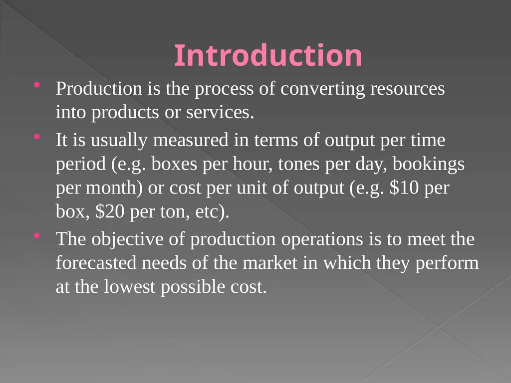 PRODUCTION SYSTEM Rashmi P. Khobragade - slide 2 of 21