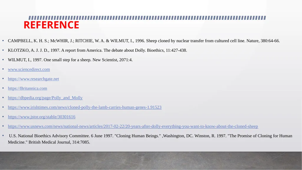 DOLLY AND POLLY CLONING PARTICIPATING STUDENTS – - slide 15 of 17