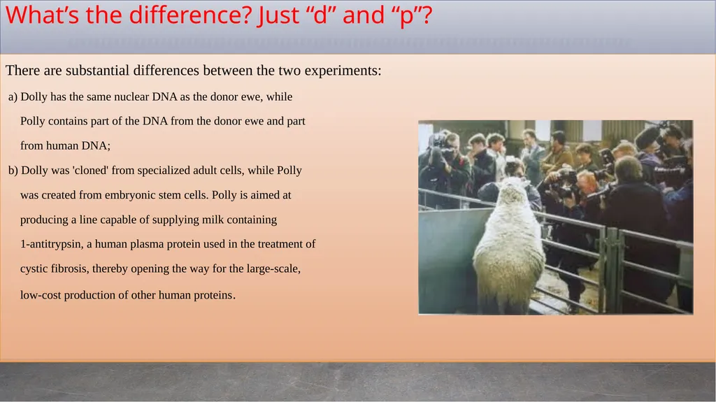 DOLLY AND POLLY CLONING PARTICIPATING STUDENTS – - slide 12 of 17