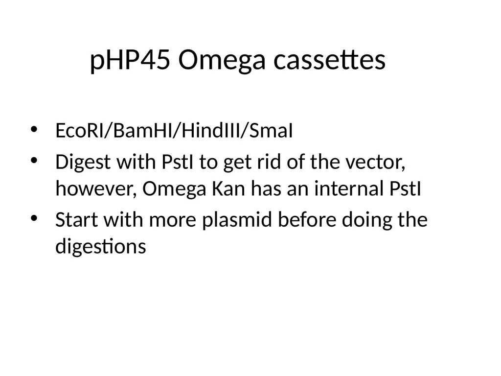 Cloning strategies in Rhizobium An overview KK PCR - slide 5 of 16