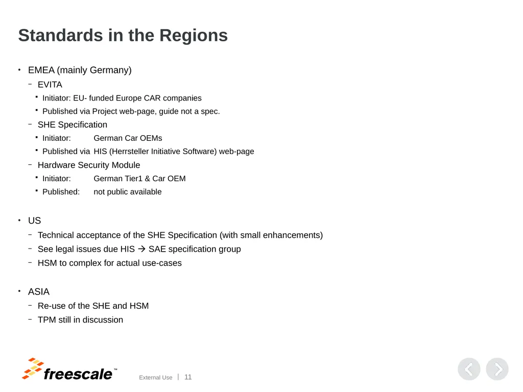 Automotive Security Security aspects on - slide 11 of 25