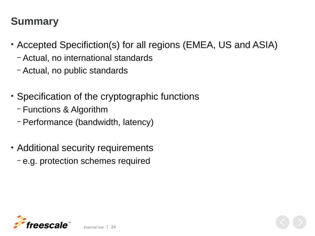 Automotive Security Security aspects on - slide 24 of 25