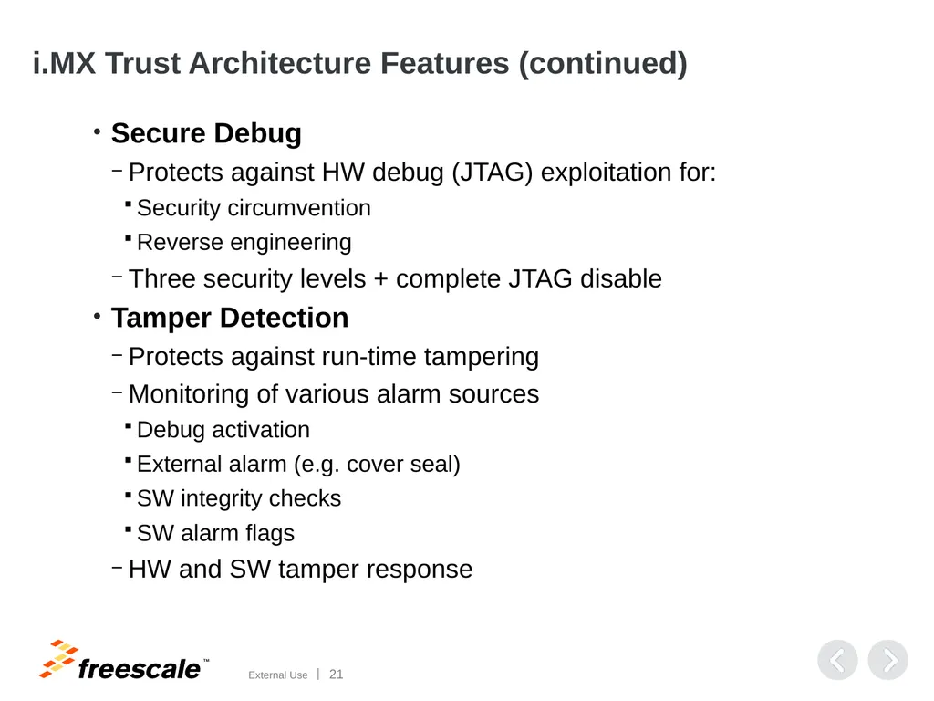 Automotive Security Security aspects on - slide 21 of 25