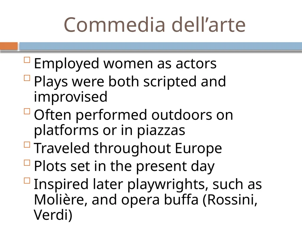 DON PASQUALE: Opera buffa & Commedia dell’arte - slide 7 of 14