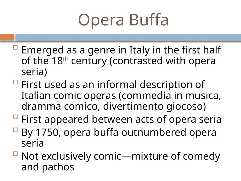 DON PASQUALE: Opera buffa & Commedia dell’arte - slide 2 of 14