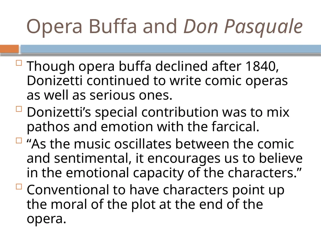 DON PASQUALE: Opera buffa & Commedia dell’arte - slide 14 of 14