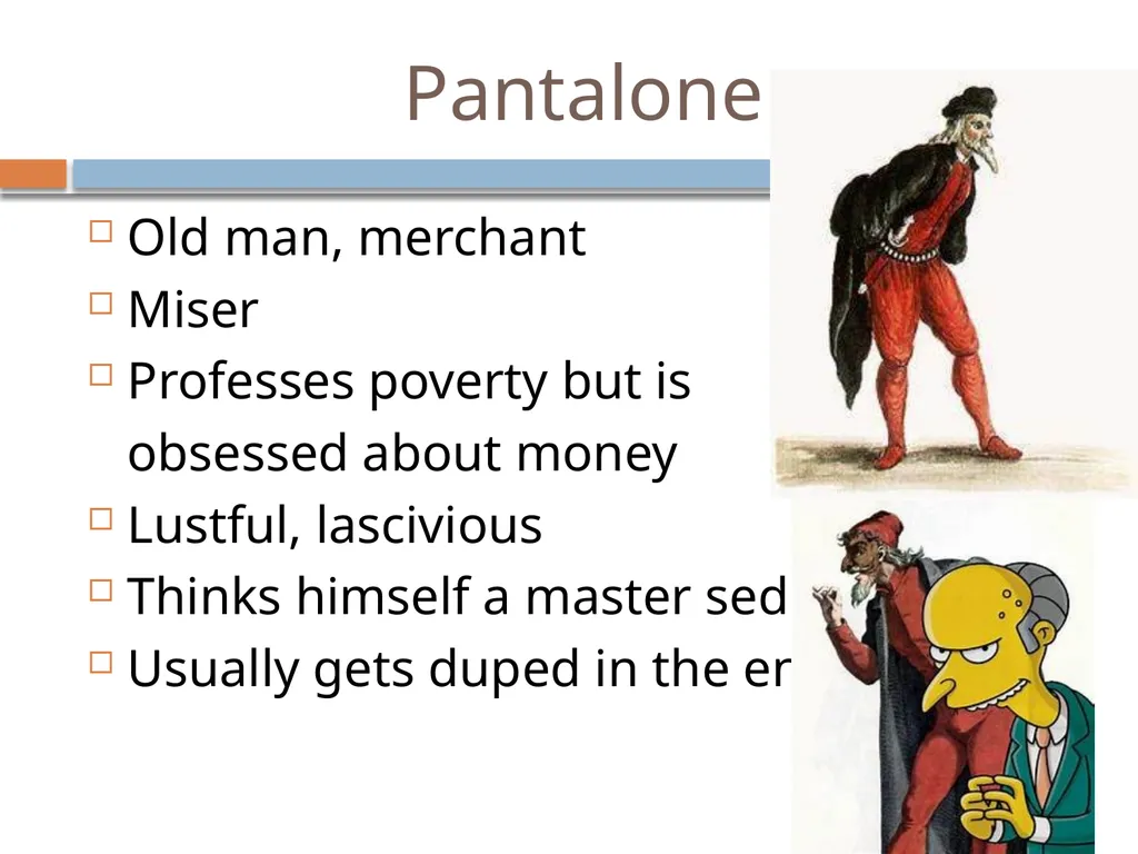 DON PASQUALE: Opera buffa & Commedia dell’arte - slide 11 of 14