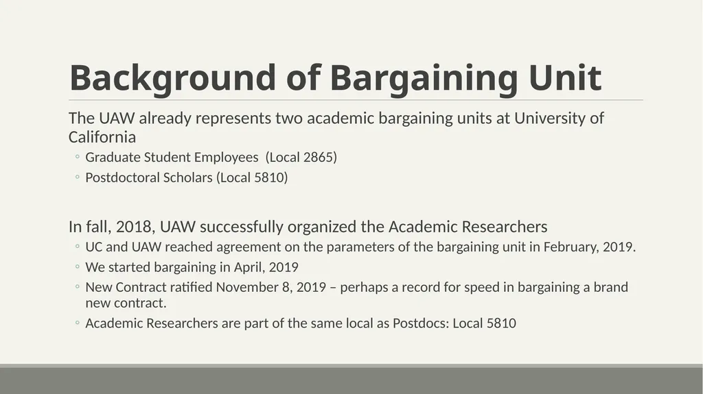 Academic Researcher Unit New Contract Training - slide 2 of 44