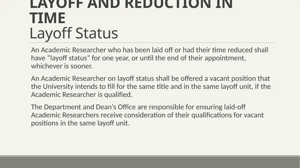 Academic Researcher Unit New Contract Training - slide 29 of 44