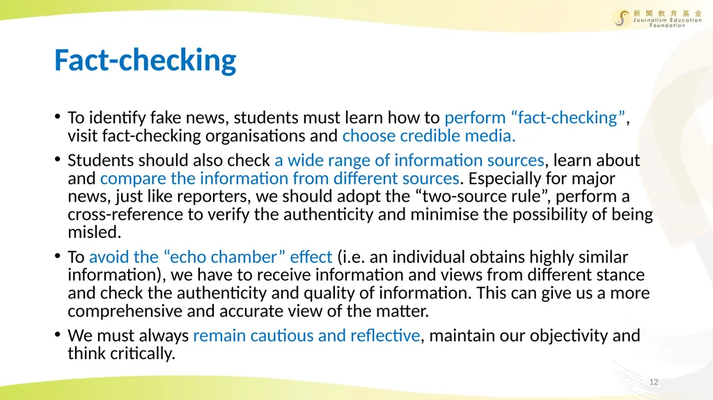 Media and Information Literacy Education Unit 2: - slide 12 of 15