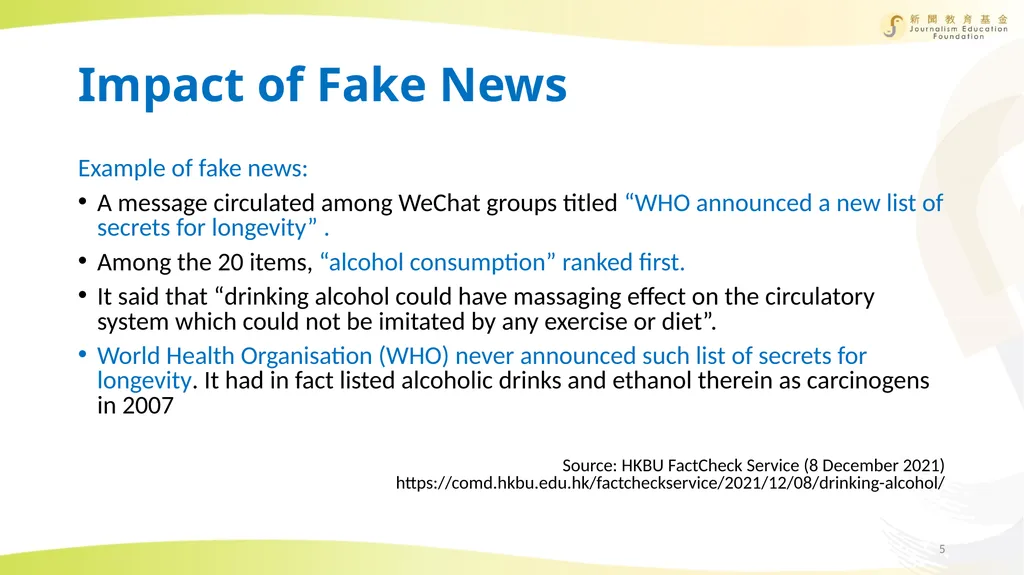 Media and Information Literacy Education Unit 2: - slide 5 of 15