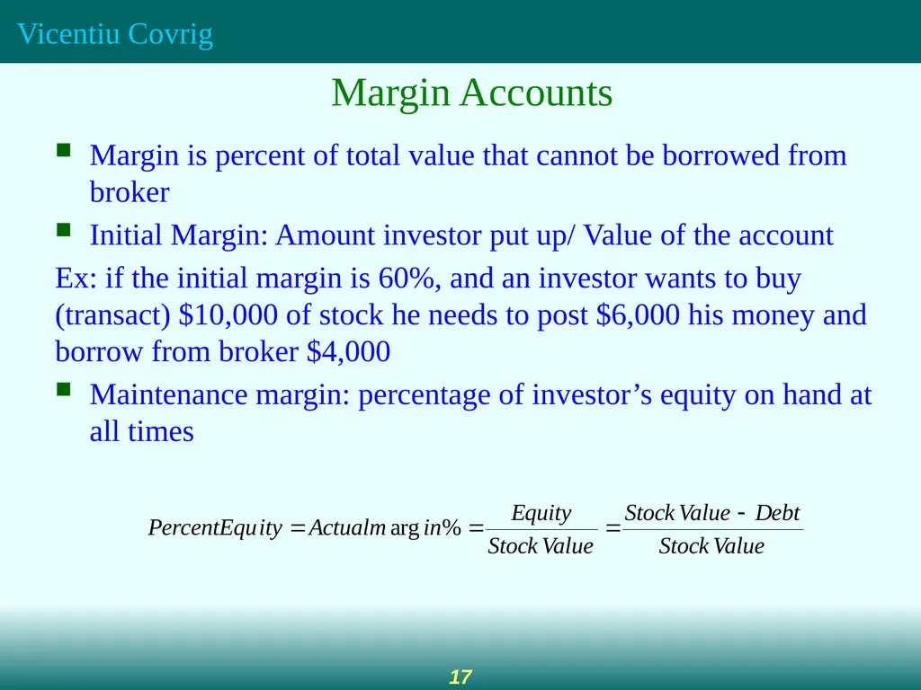 Securities Markets The Role of Financial Markets - slide 17 of 21