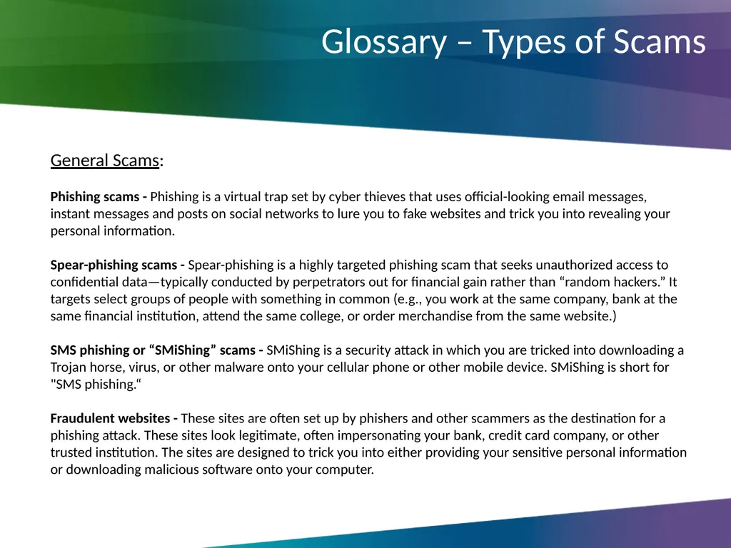 Online Fraud & Scams Survey Ian Brackenbury Thomas - slide 19 of 30