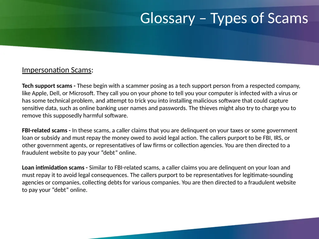 Online Fraud & Scams Survey Ian Brackenbury Thomas - slide 25 of 30