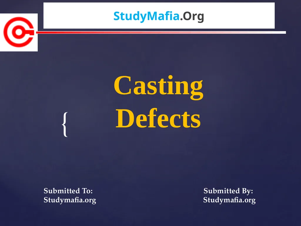 StudyMafia.Org Submitted To: Submitted By: - slide 1 of 21