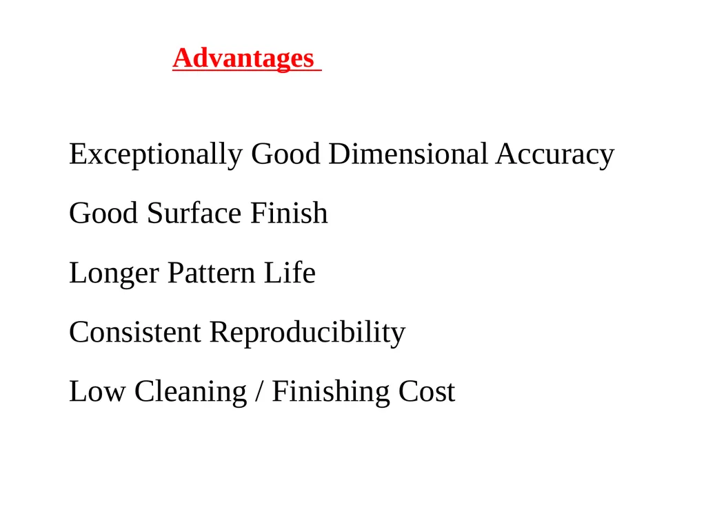 Lecture 7 1. Conventional Molding Processes Green - slide 19 of 19