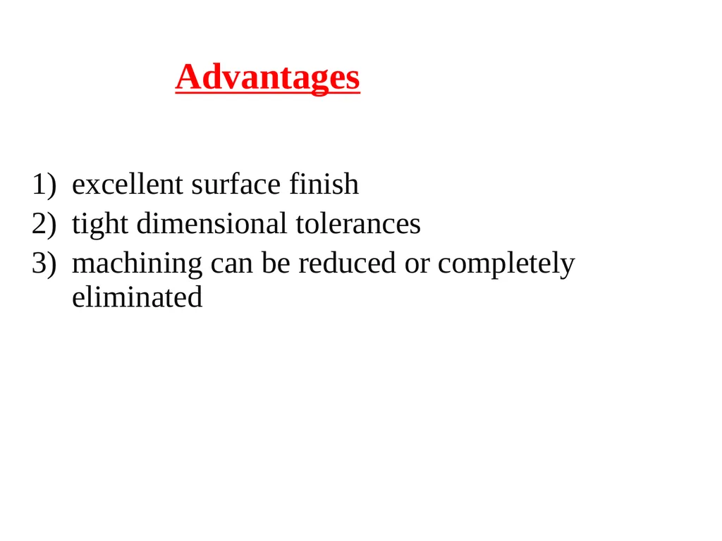 Lecture 7 1. Conventional Molding Processes Green - slide 8 of 19