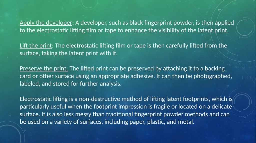 OTHER IMPRESSION EVIDENCES CHAPTER 11 CASTING OF - slide 6 of 8