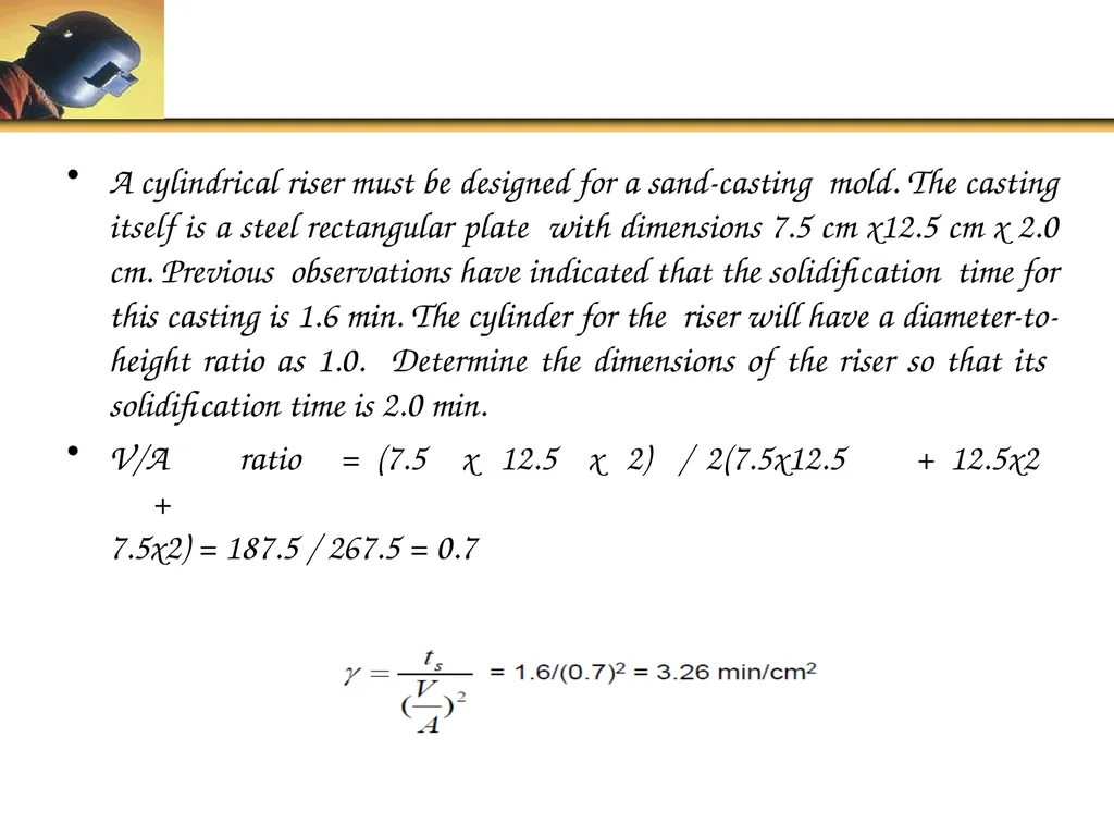 Foundry Technology Unit 4 -Monil Salot 1 Syllabus - slide 82 of 94