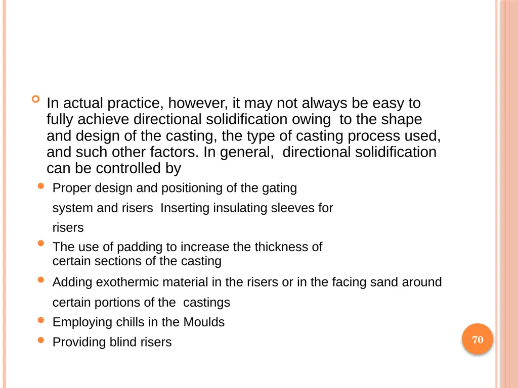 Foundry Technology Unit 4 -Monil Salot 1 Syllabus - slide 70 of 94
