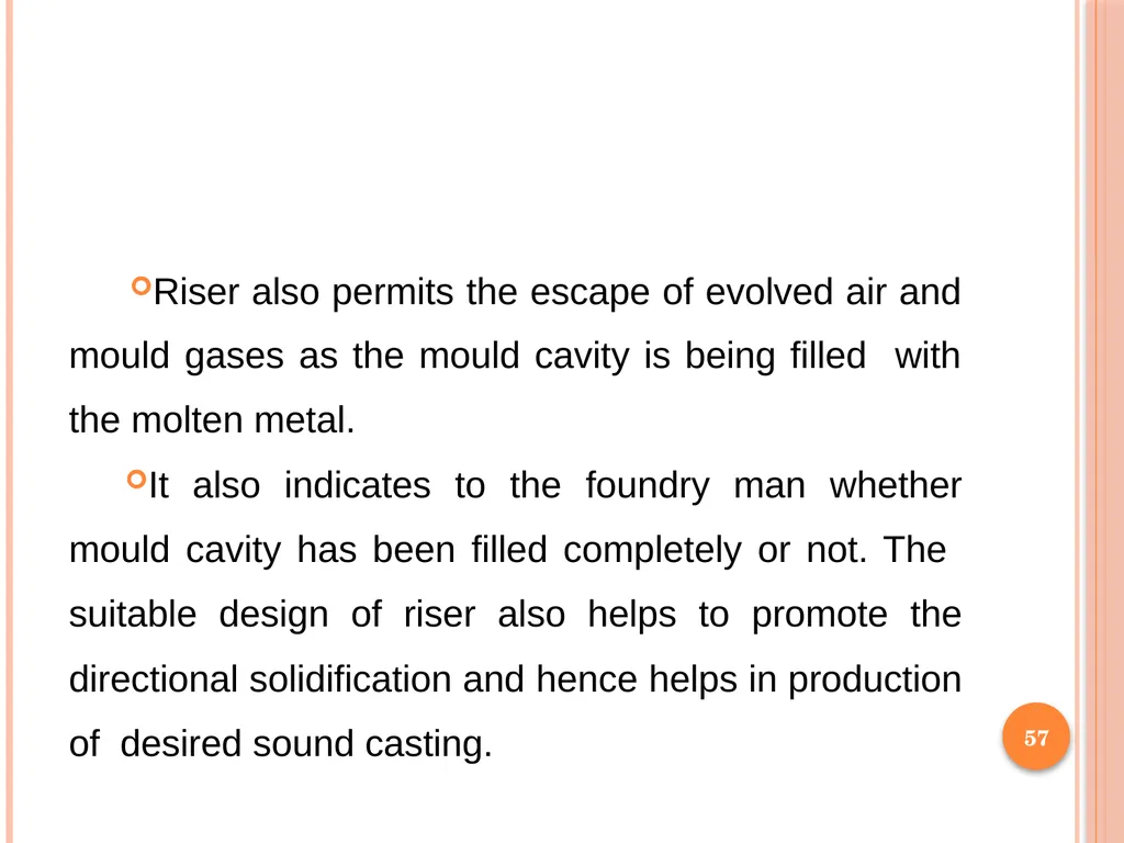Foundry Technology Unit 4 -Monil Salot 1 Syllabus - slide 57 of 94