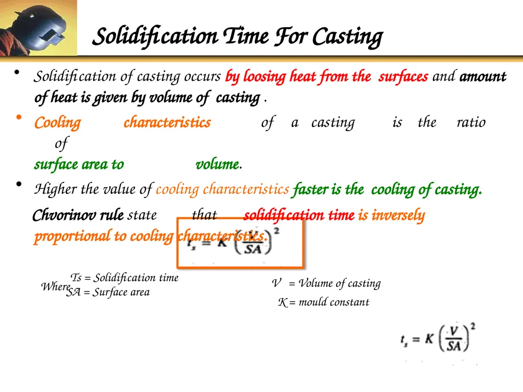 Foundry Technology Unit 4 -Monil Salot 1 Syllabus - slide 81 of 94