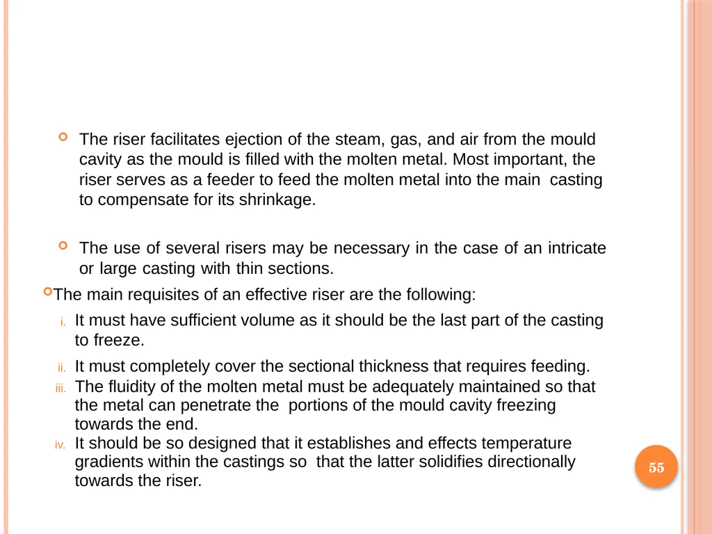 Foundry Technology Unit 4 -Monil Salot 1 Syllabus - slide 55 of 94