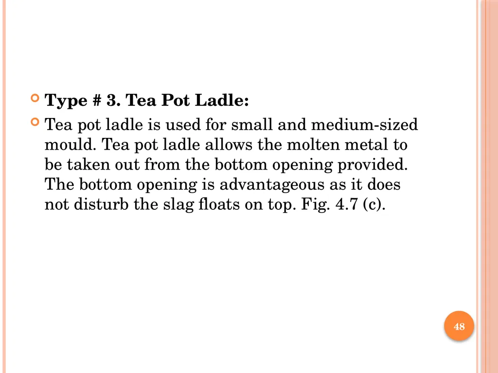 Foundry Technology Unit 4 -Monil Salot 1 Syllabus - slide 48 of 94