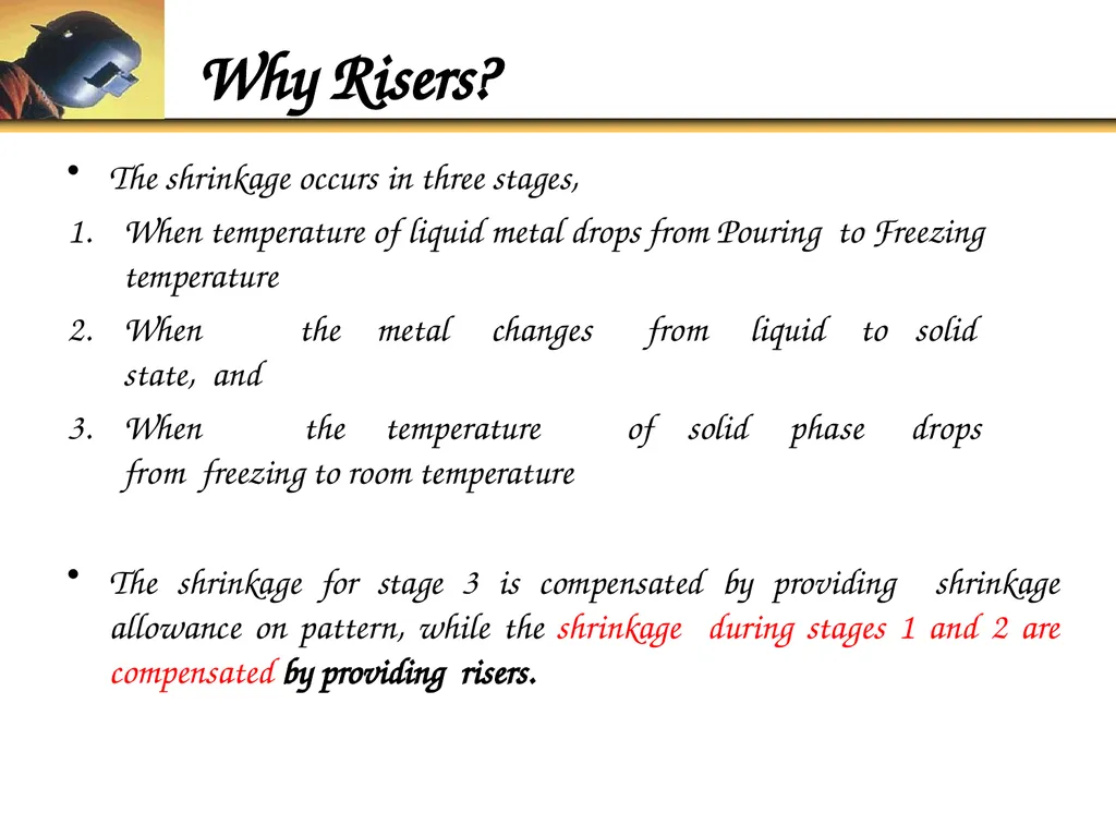 Foundry Technology Unit 4 -Monil Salot 1 Syllabus - slide 79 of 94