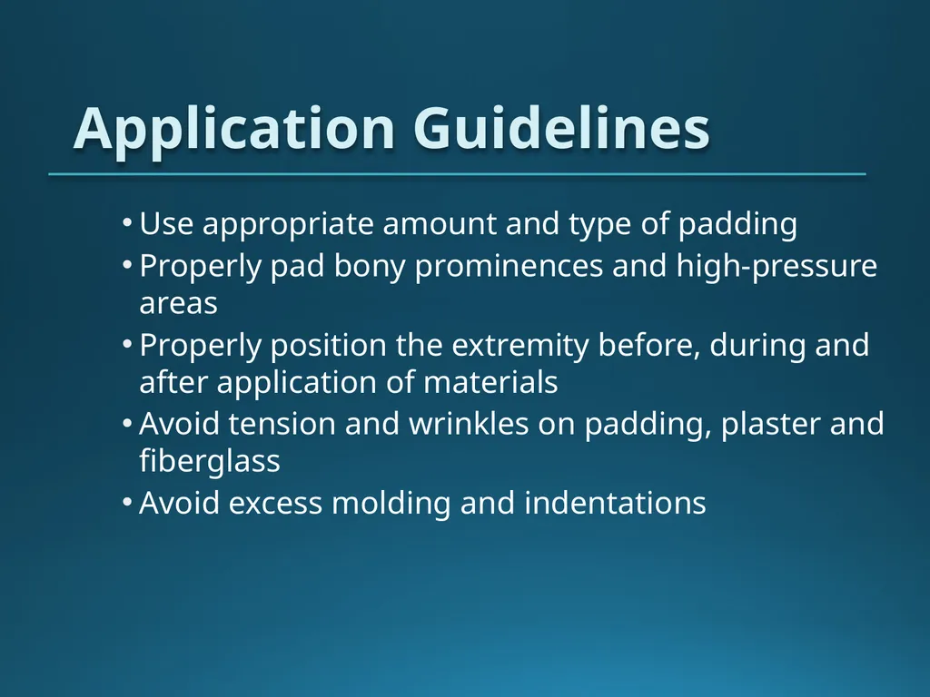 Casting and Splinting Chan Maritt, OTC Orthopedic - slide 8 of 9