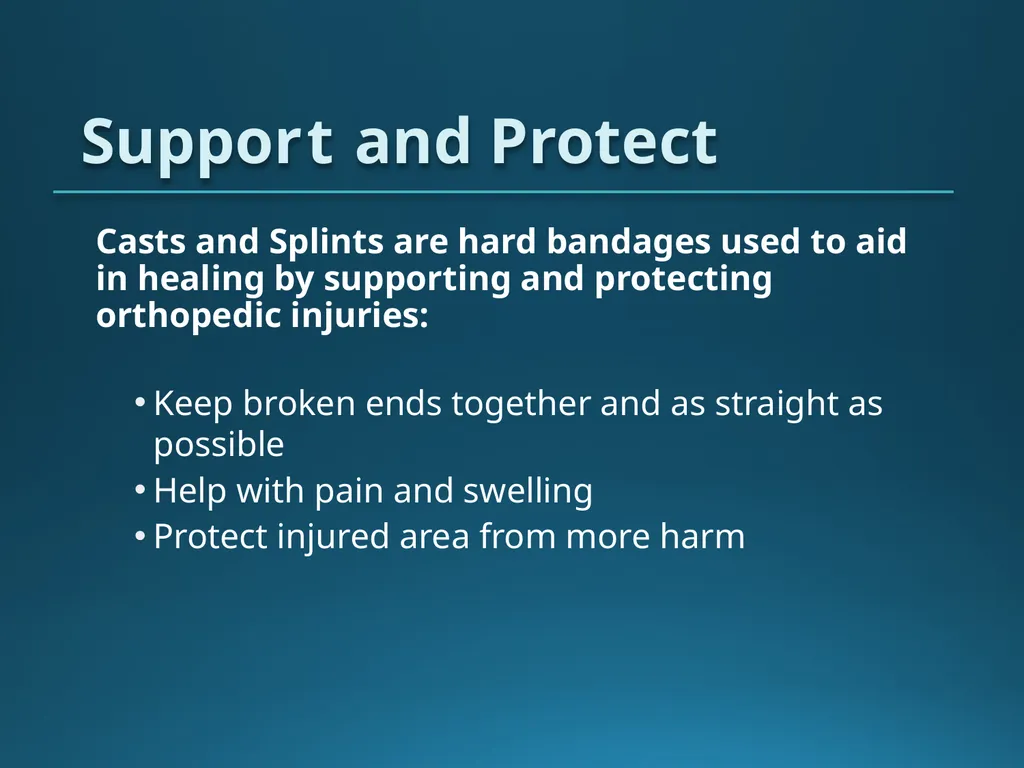 Casting and Splinting Chan Maritt, OTC Orthopedic - slide 2 of 9