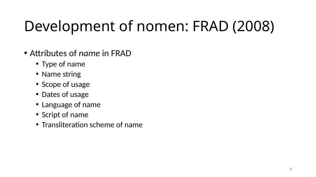 Nomens and Appellations Module 13 1 Understand the - slide 8 of 49