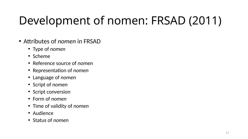 Nomens and Appellations Module 13 1 Understand the - slide 11 of 49