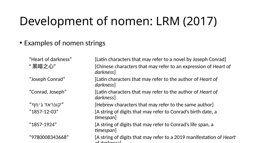 Nomens and Appellations Module 13 1 Understand the - slide 14 of 49