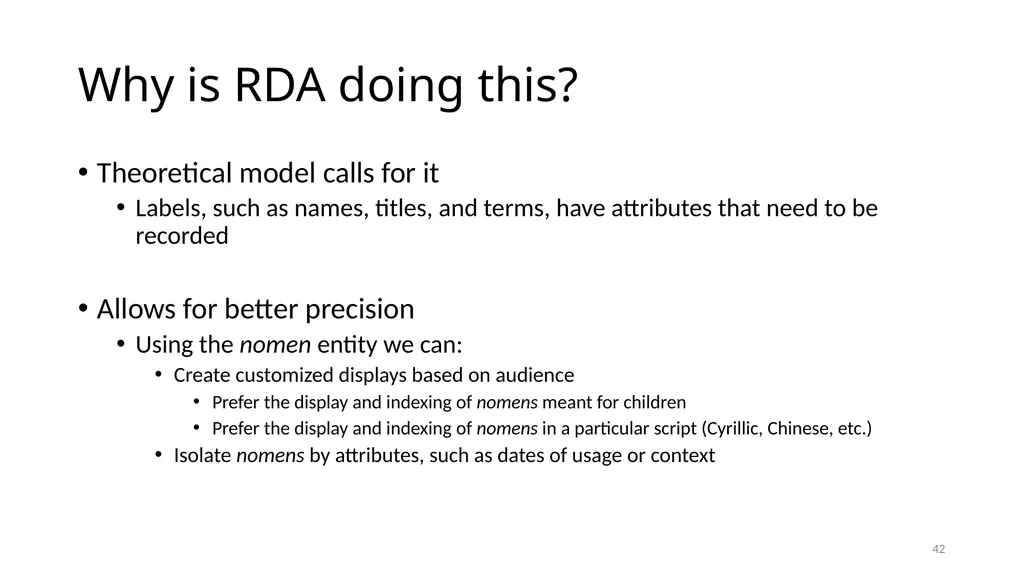 Nomens and Appellations Module 13 1 Understand the - slide 42 of 49