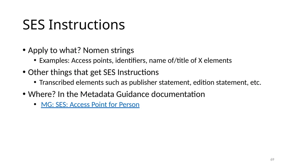 Review of RDA Concepts 1 Understand how IFLA’s - slide 69 of 79