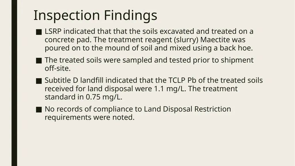 Case Study Former Pistol range Land Disposal - slide 3 of 6