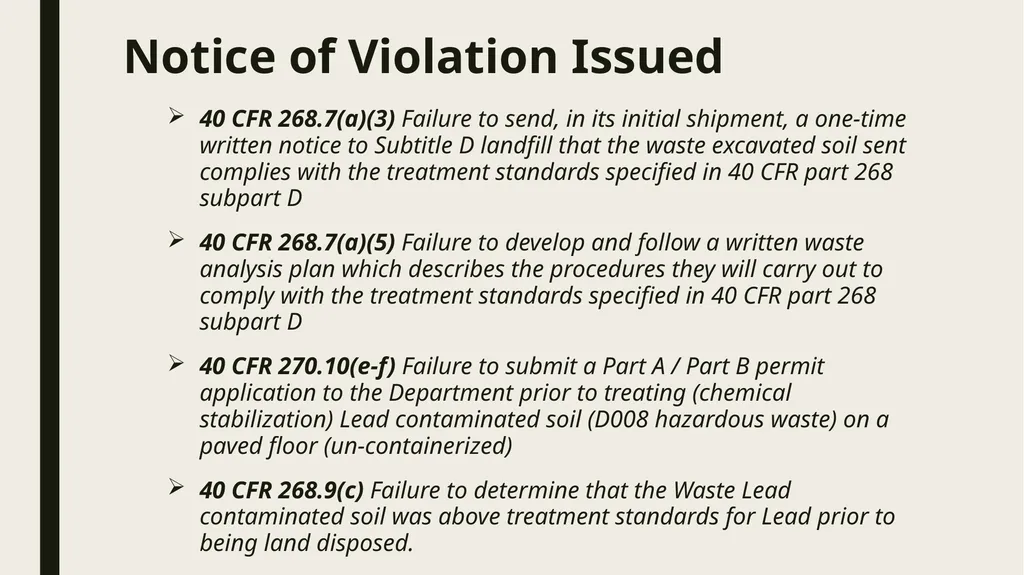 Case Study Former Pistol range Land Disposal - slide 4 of 6