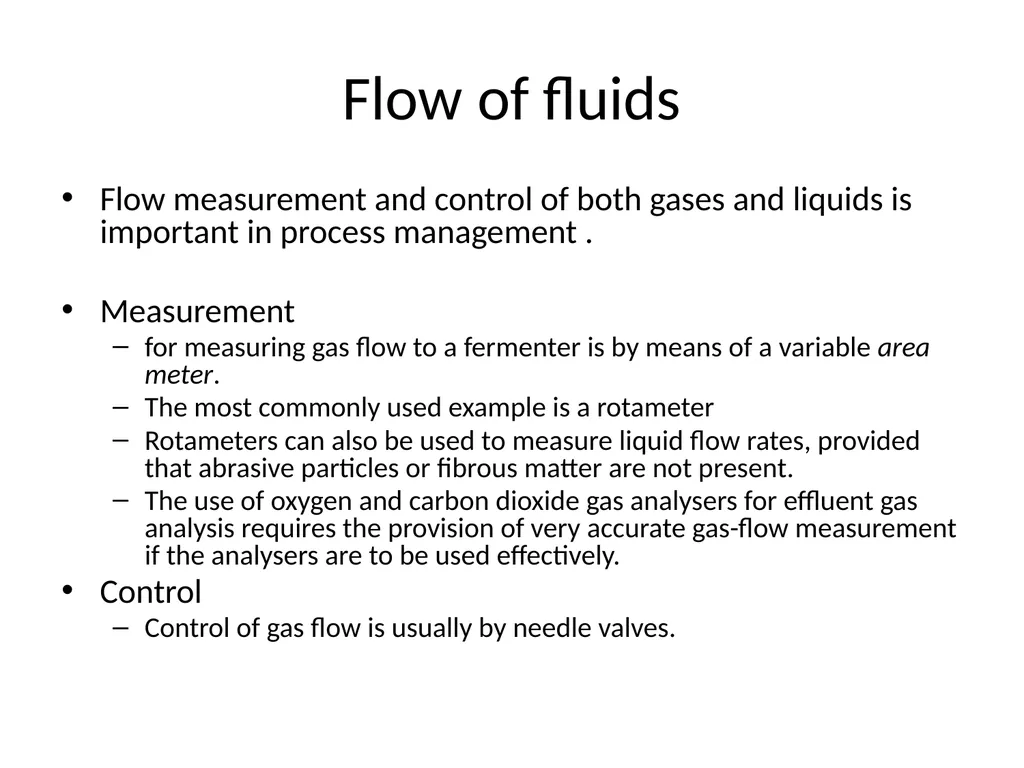 METHODS OF MEASURING PROCESS VARIABLES AND THEIR - slide 3 of 20
