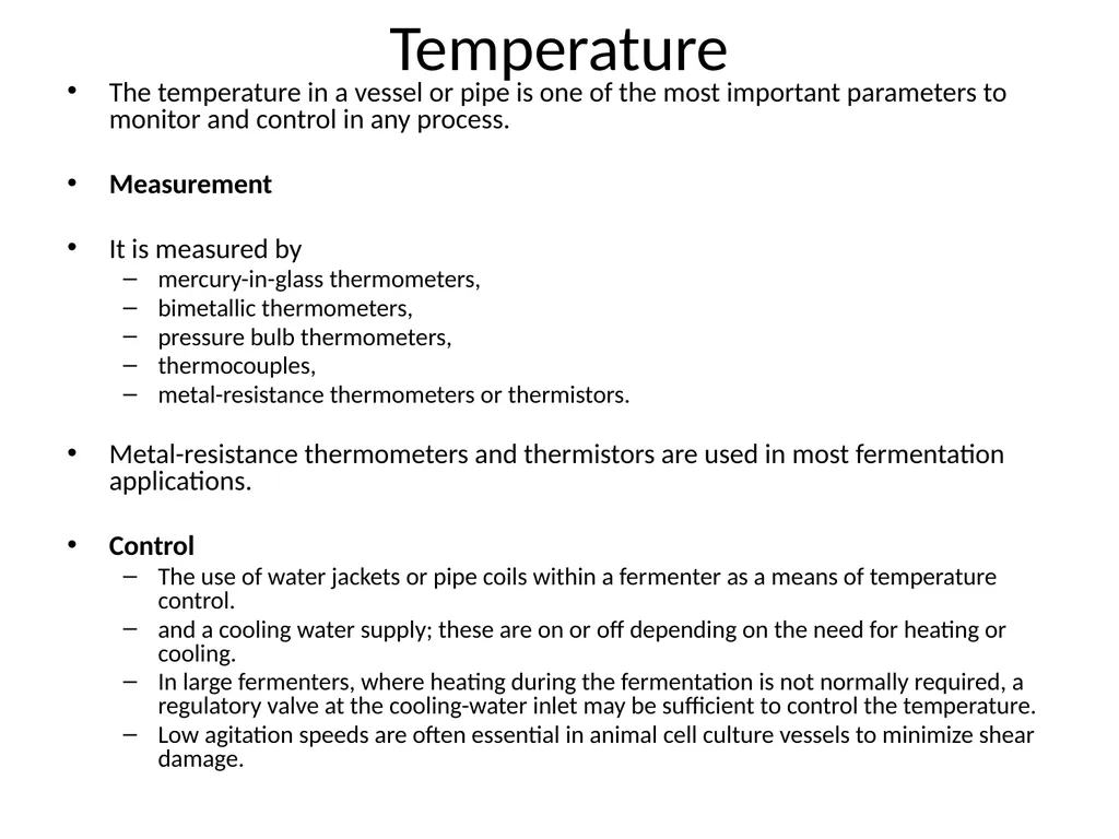 METHODS OF MEASURING PROCESS VARIABLES AND THEIR - slide 2 of 20