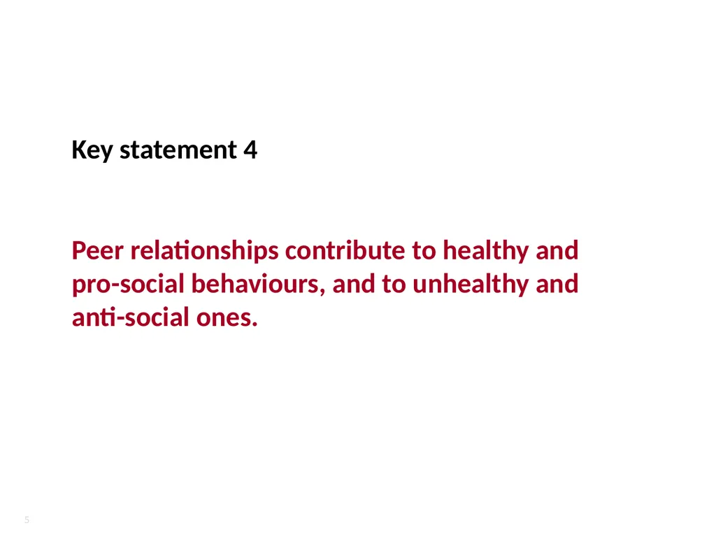 Reaching adolescents through their peers Dr V - slide 5 of 13