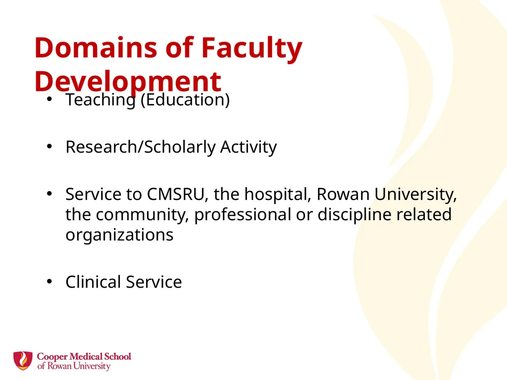 Academic Promotion Annette Reboli, MD, Dean, CMSRU - slide 13 of 50