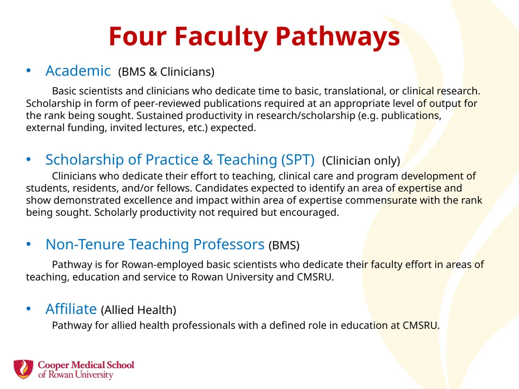 Academic Promotion Annette Reboli, MD, Dean, CMSRU - slide 6 of 50