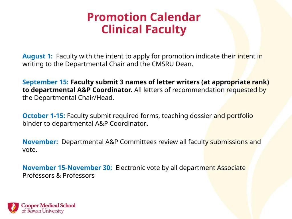 Academic Promotion Annette Reboli, MD, Dean, CMSRU - slide 34 of 50