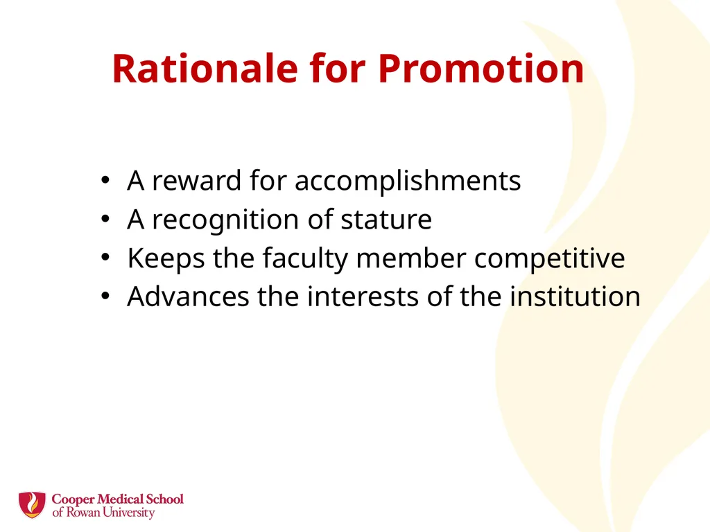 Academic Promotion Annette Reboli, MD, Dean, CMSRU - slide 2 of 50