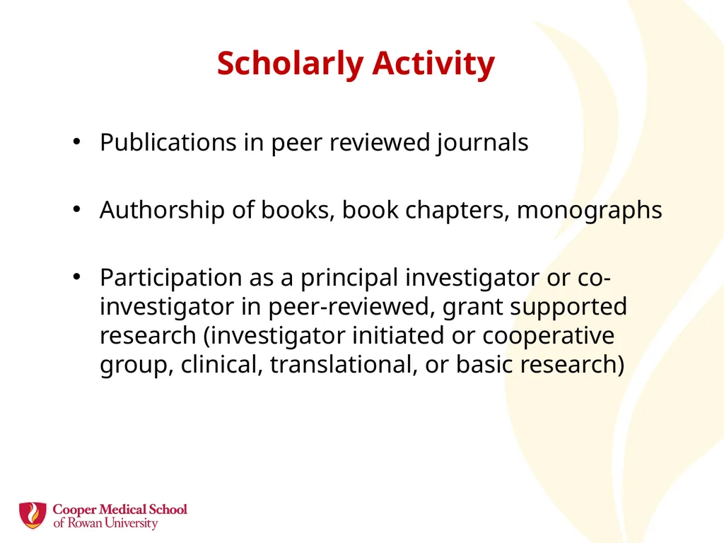 Academic Promotion Annette Reboli, MD, Dean, CMSRU - slide 15 of 50