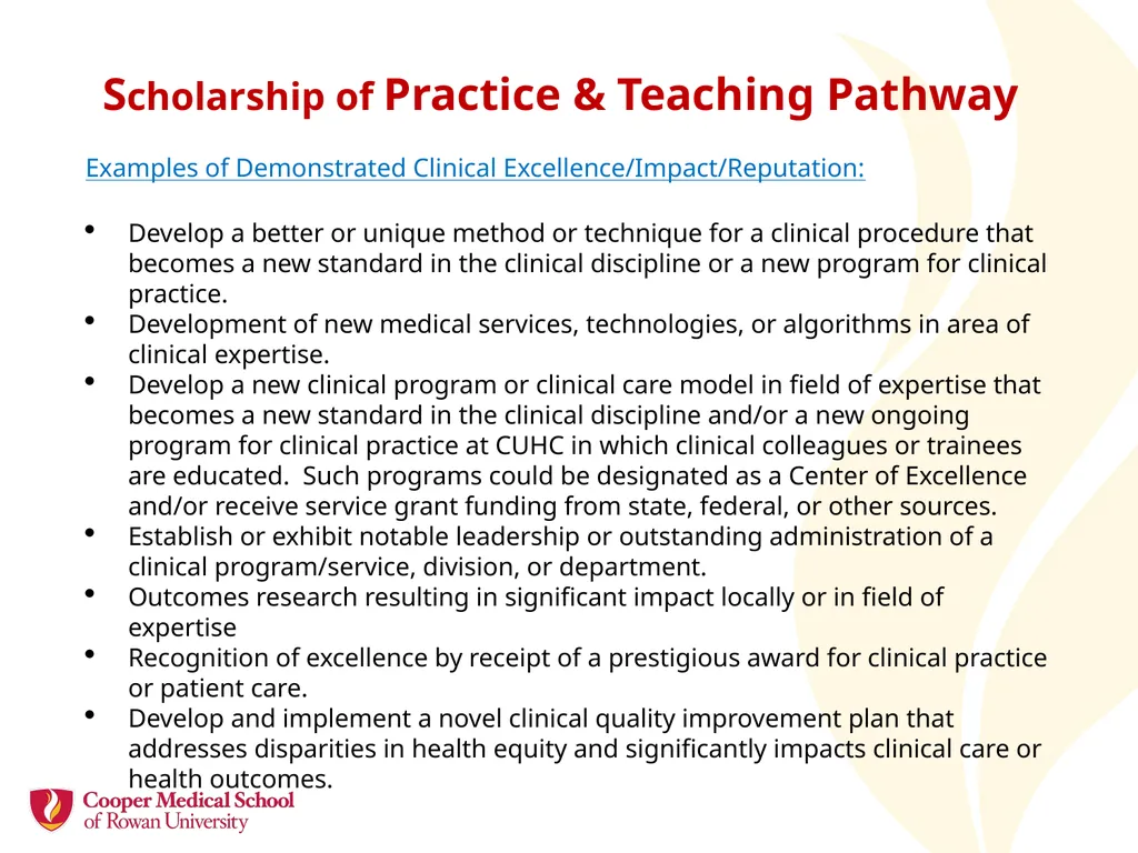 Academic Promotion Annette Reboli, MD, Dean, CMSRU - slide 30 of 50