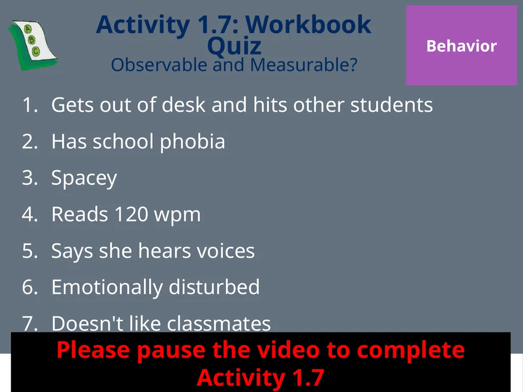 Module 1 Behavioral Theory I Jennifer Freeman, PhD - slide 39 of 90