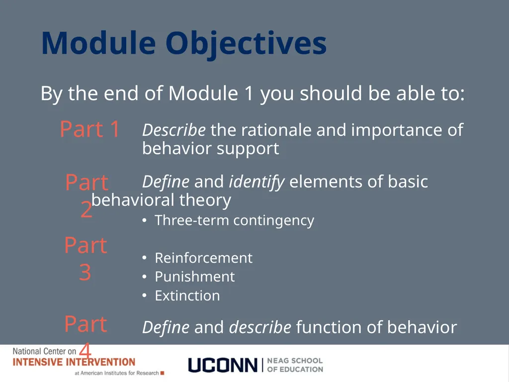Module 1 Behavioral Theory I Jennifer Freeman, PhD - slide 8 of 90